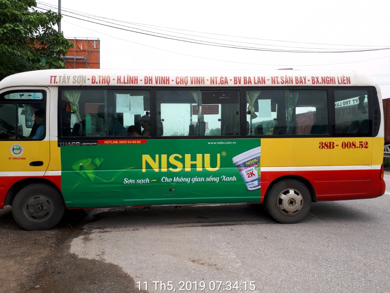 Quảng cáo xe bus tuyến 22 - Xe bus Nghệ An